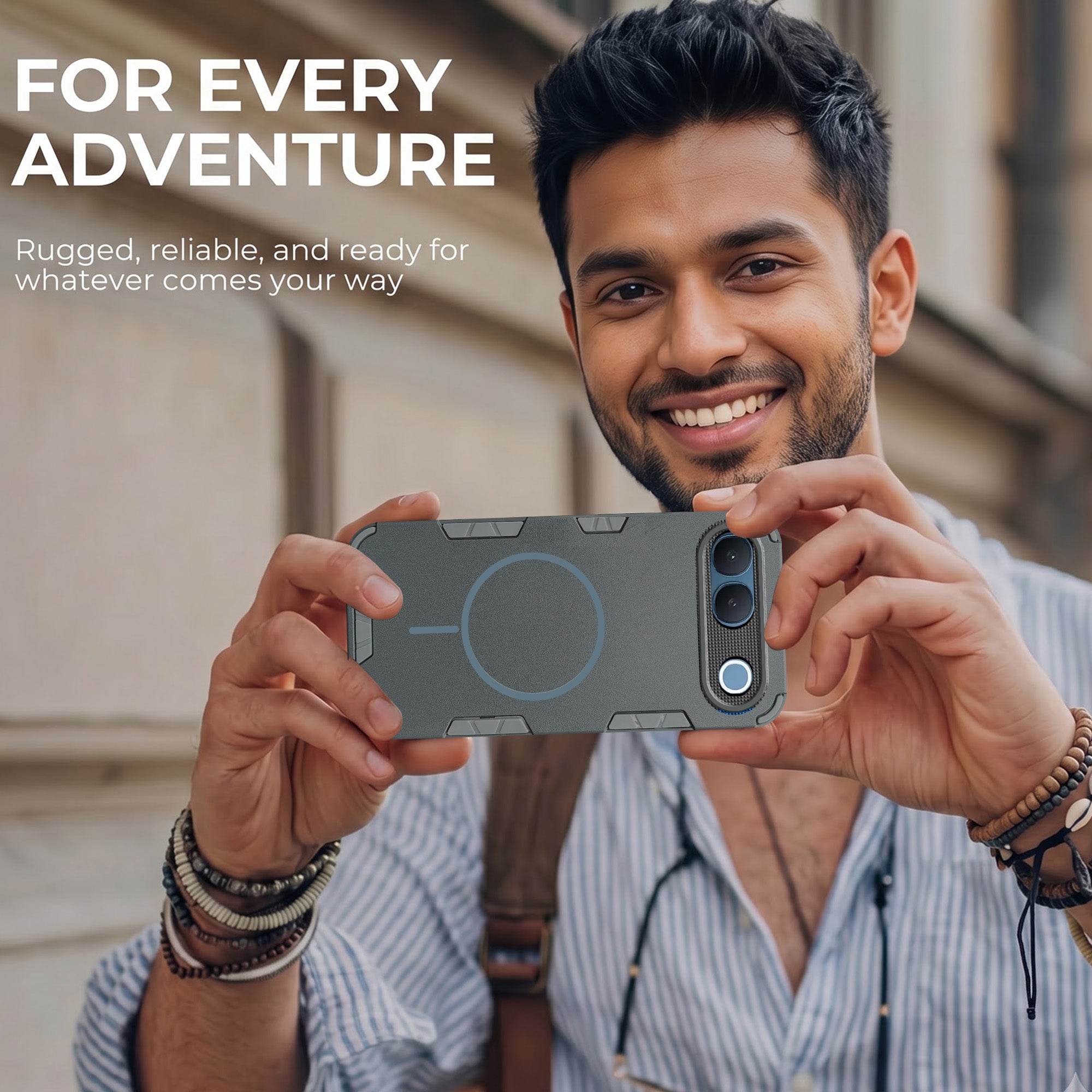 For Vivo S2 5G Back Cover Case (Slim Hybrid Armor | Shockproof Camera Protection | Rugged Dual Layer)