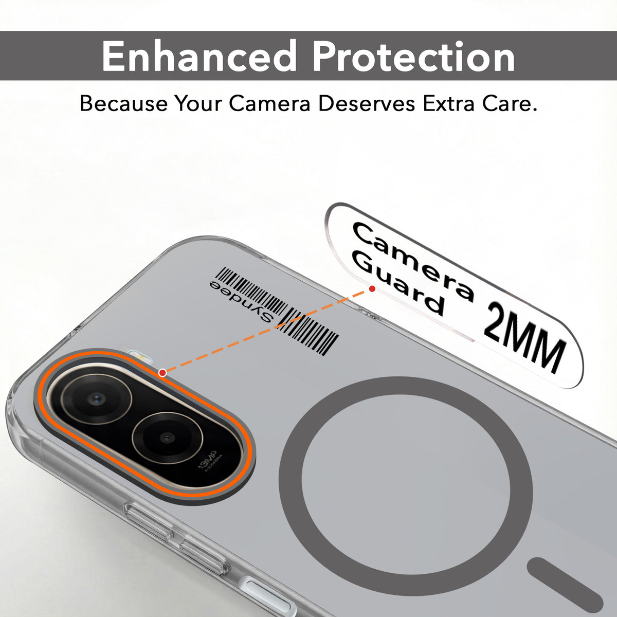 For Poco C81 5G Back Cover Case (Soft Touch | Camera Bump Protection | MagSafe Compatible | Matte Finish)