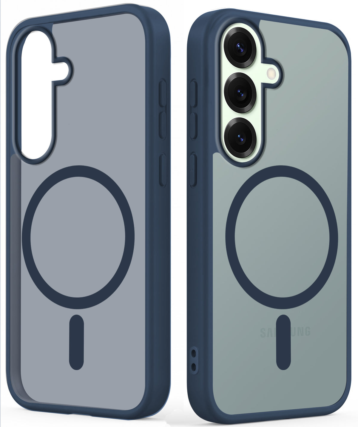 For Samsung Galaxy S25 Plus Matte Finish Back Case Cover (MagSafe Compatible | Translucent Soft Touch | Slim and Unbreakable)