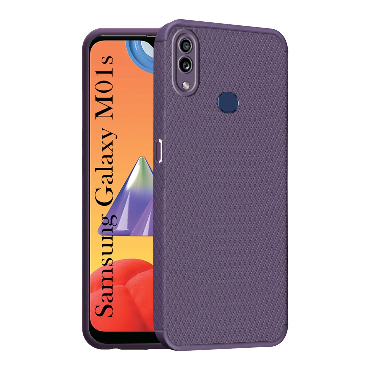 For Samsung Galaxy M01s Back Cover Case Liquid Silicone (Camera Protection | Side Grip Texture | Soft and Flexible)