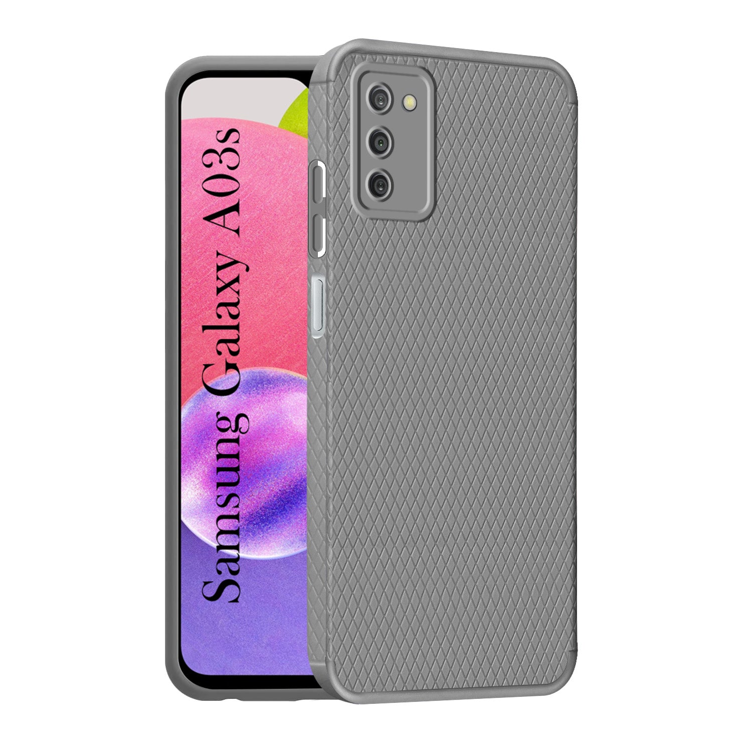 For Samsung Galaxy A03s Back Cover Case Liquid Silicone (Camera Protection | Side Grip Texture | Soft and Flexible) (Copy)