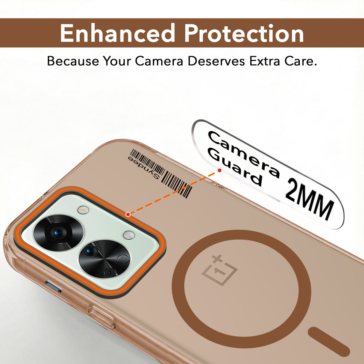 For OnePlus Nord 2T 5G Back Cover Case (Soft Touch | Camera Bump Protection | MagSafe Compatible | Matte Finish)