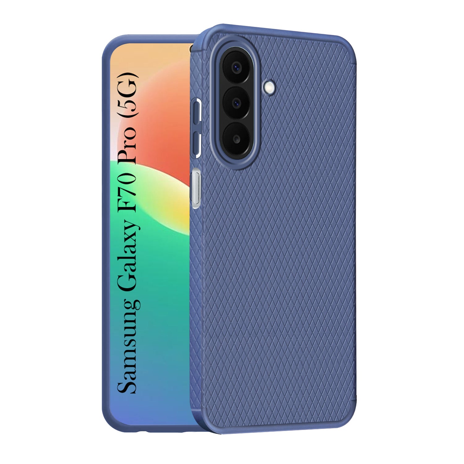 For Samsung Galaxy F70 Pro 5G Back Cover Case Liquid Silicone (Camera Protection | Side Grip Texture | Soft and Flexible)