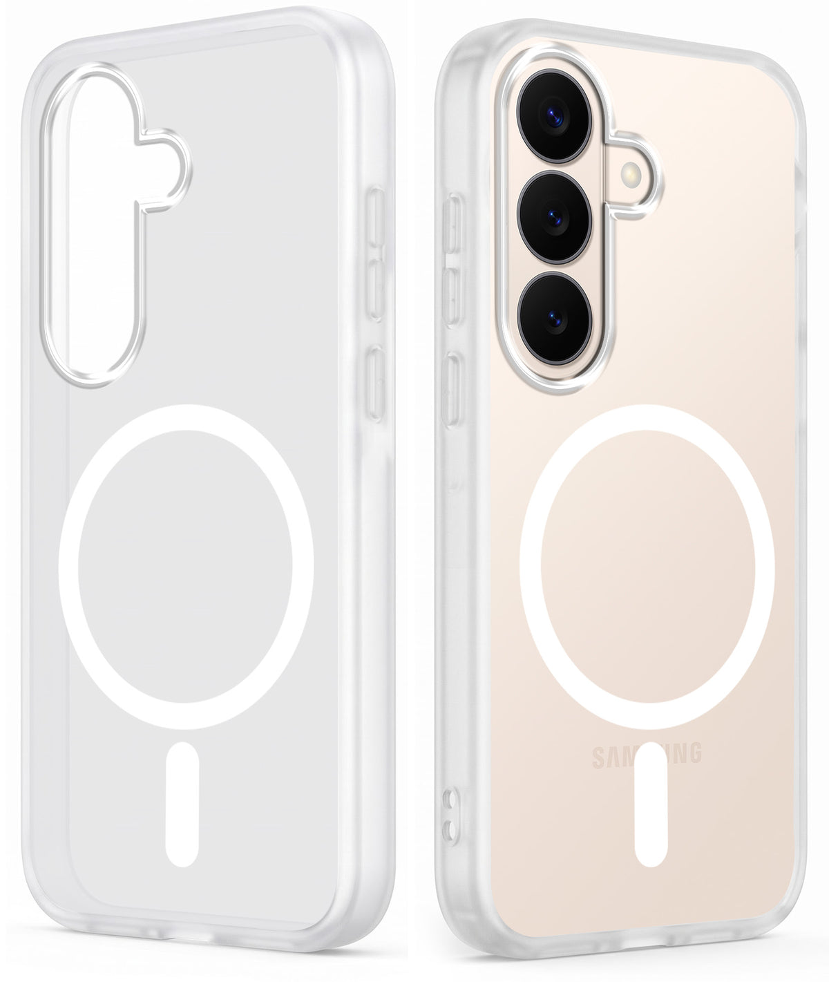 For Samsung Galaxy S26 Plus Matte Finish Back Case Cover (MagSafe Compatible | Translucent Soft Touch | Slim and Unbreakable)