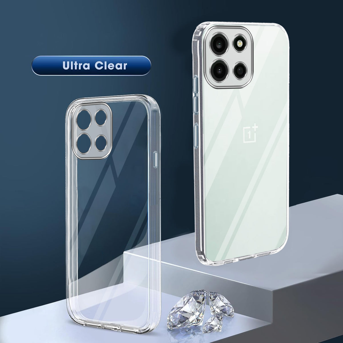 For Oneplus Nord 6 Back Cover Case Silicone (Clear Shockproof Case with Camera Protection | Soft and Flexible | Transparent)