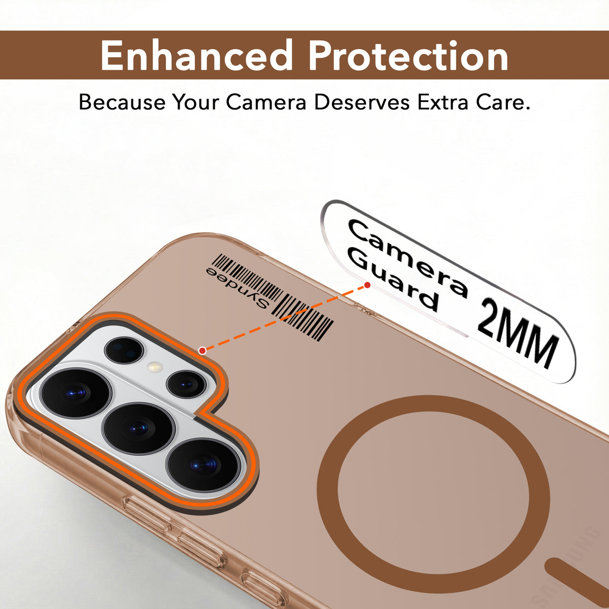For Samsung Galaxy S26 Ultra Back Cover Case (Soft Touch | Camera Bump Protection | MagSafe Compatible | Matte Finish) (Copy)