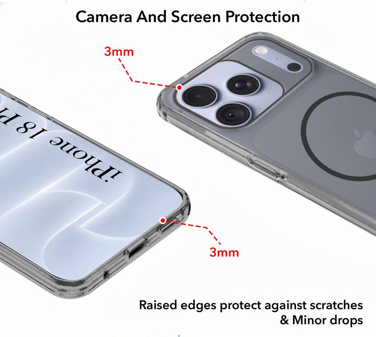 For Apple iPhone 18 Pro Max Back Cover Case Silicone (Slim Paper Thin | Camera Protection Bump | Minimalist Professional | Soft Flexible)