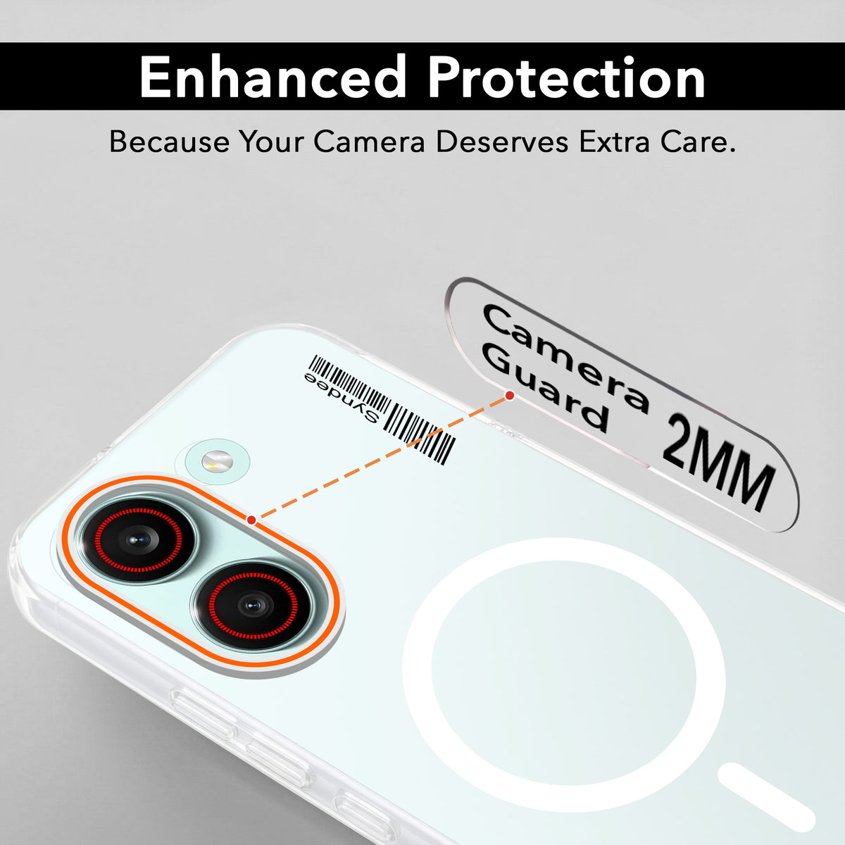 For Redmi Turbo 5 Back Cover Case (Soft Touch | Camera Bump Protection | MagSafe Compatible | Matte Finish)