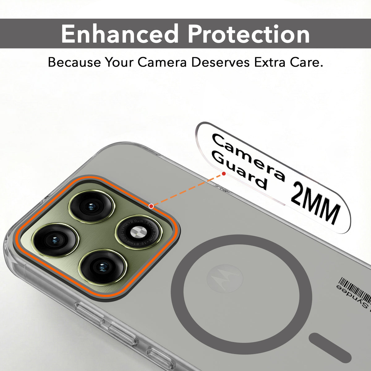 For Motorola Edge 70 Pro | Edge 70 Pro Plus Back Cover Case (Soft Touch | Camera Bump Protection | MagSafe Compatible | Matte Finish)
