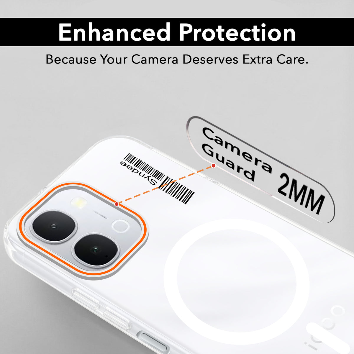 For Vivo iQOO Z11x 5G | Vivo iQOO Z11xa Back Cover Case (Soft Touch | Camera Bump Protection | MagSafe Compatible | Matte Finish)