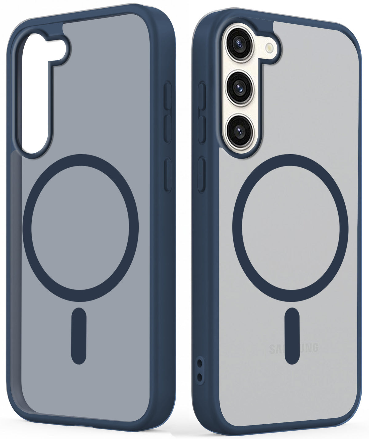For Samsung Galaxy S23 Plus Matte Finish Back Case Cover (MagSafe Compatible | Translucent Soft Touch | Slim and Unbreakable)