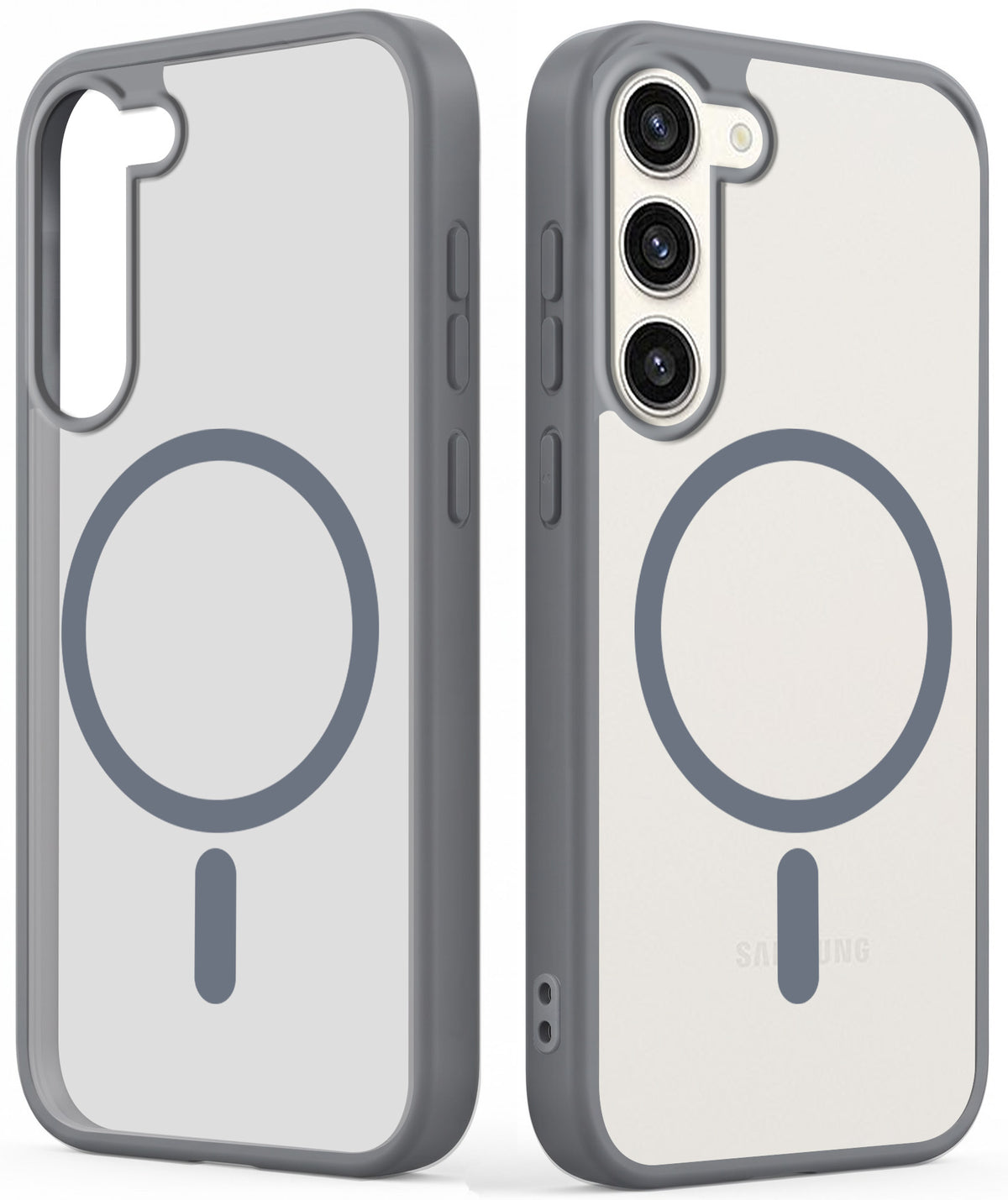 For Samsung Galaxy S23 Plus Matte Finish Back Case Cover (MagSafe Compatible | Translucent Soft Touch | Slim and Unbreakable)