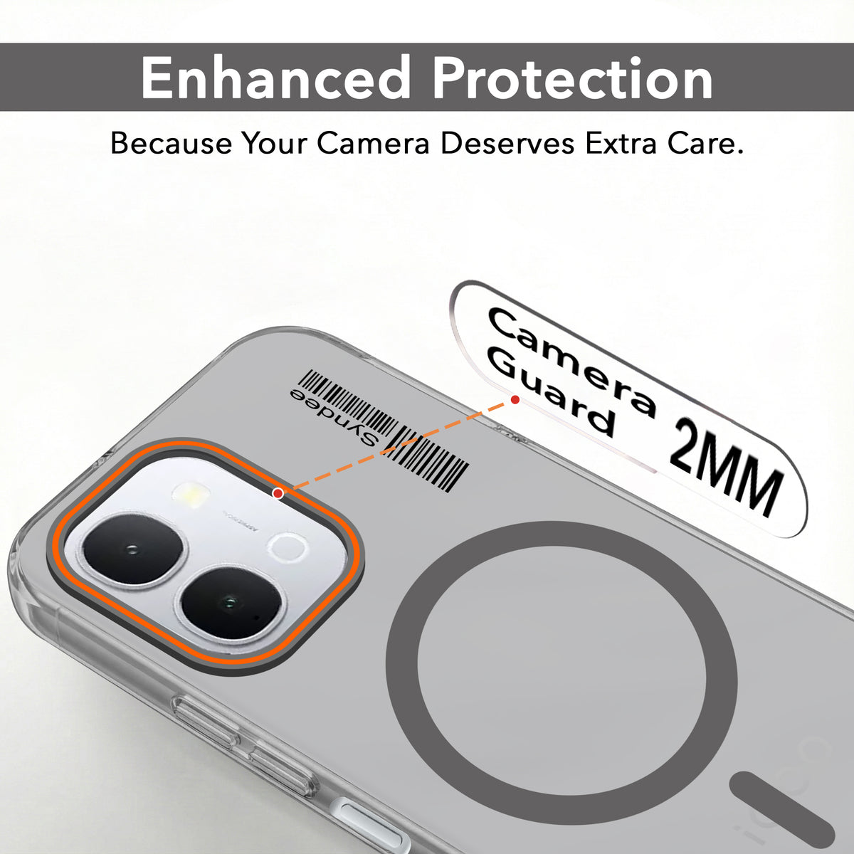 For Vivo iQOO Z11x 5G | Vivo iQOO Z11xa Back Cover Case (Soft Touch | Camera Bump Protection | MagSafe Compatible | Matte Finish)