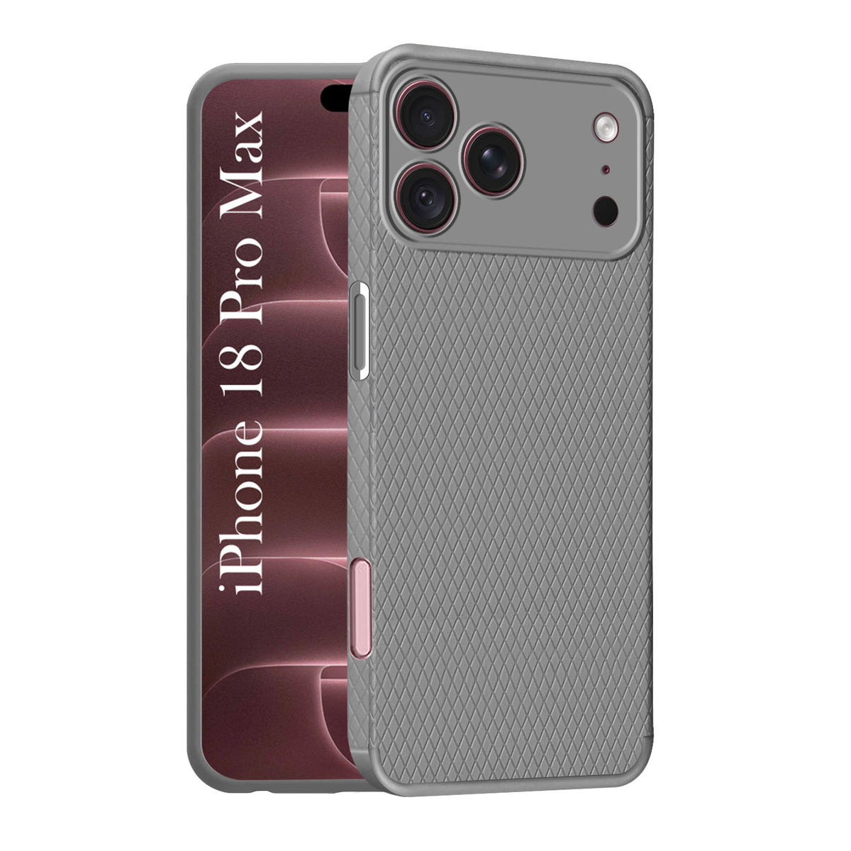 For Apple iPhone 18 Pro Max Back Cover Case  (Liquid Silicone | Side Grip | Camera Protection)