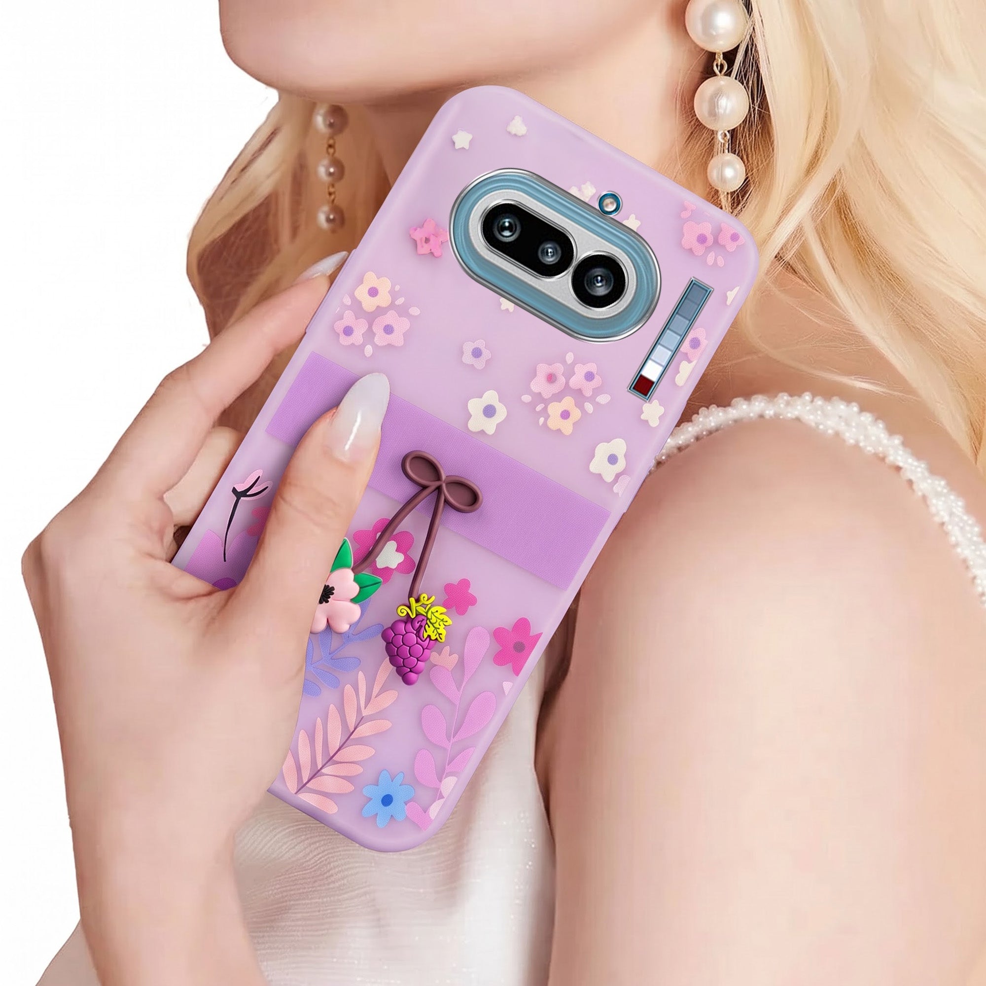 For Nothing Phone 4A 5G Back Cover Case (3D Cute Cartoons | Hard Back Side Soft | Matte Premium Finish | HD Printing)