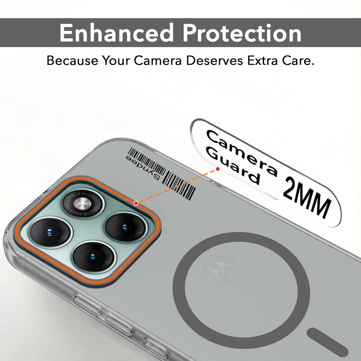 For Motorola Moto Edge 70 Fusion Back Cover Case (Soft Touch | Camera Bump Protection | MagSafe Compatible | Matte Finish)
