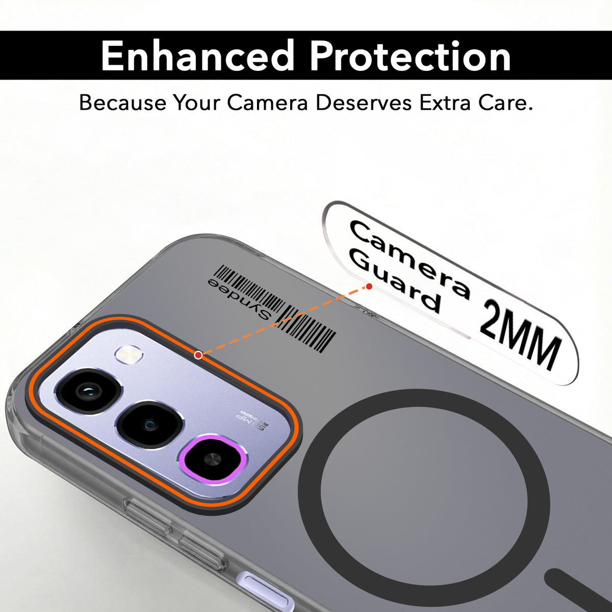 For Realme P4R 5G | Realme Narzo 100X 5G Back Cover Case (Soft Touch | Camera Bump Protection | MagSafe Compatible | Matte Finish)