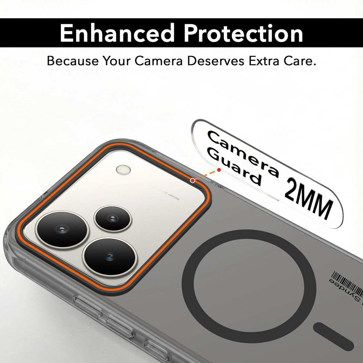 For Realme P4 Back Cover Case (Soft Touch | Camera Bump Protection | MagSafe Compatible | Matte Finish)