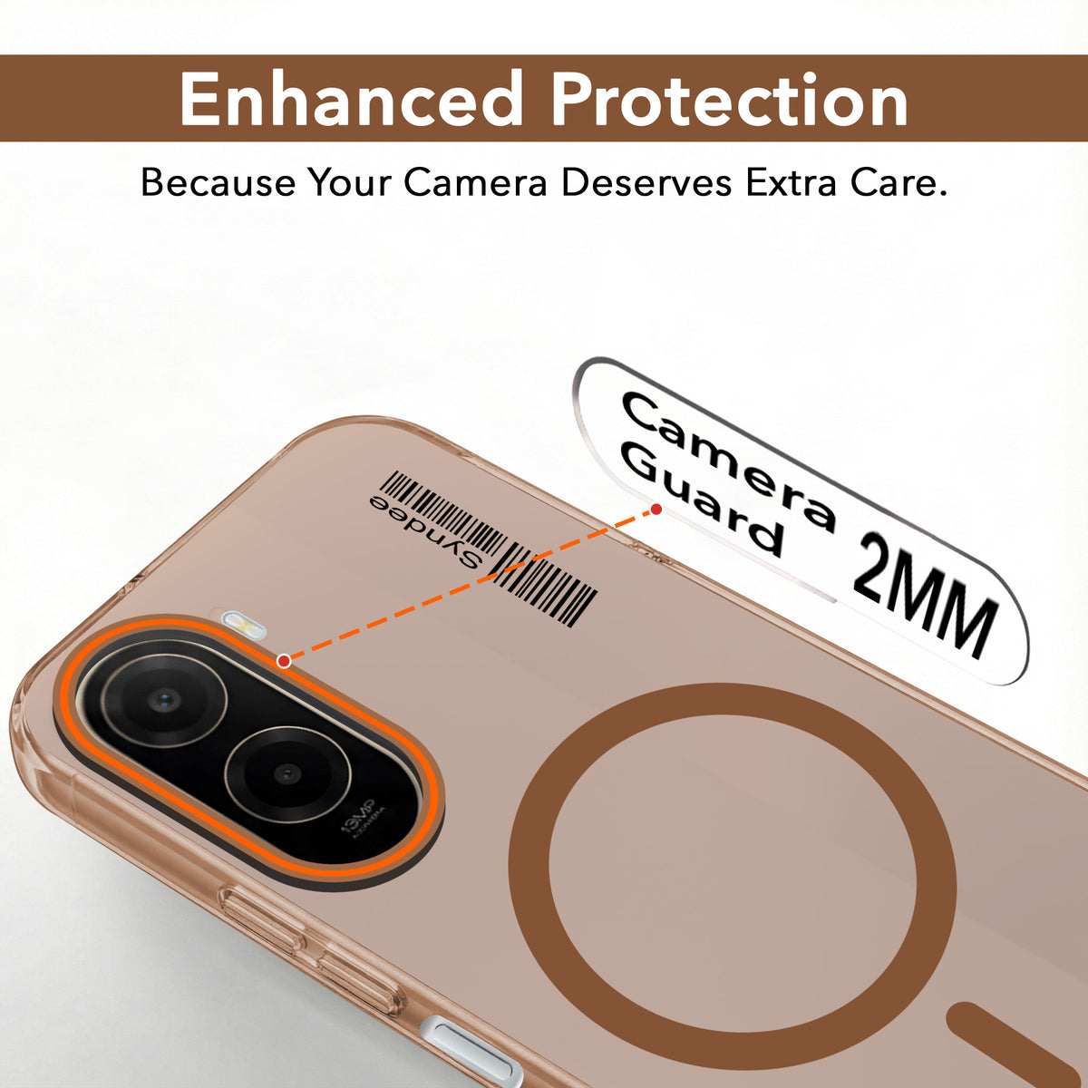 For Poco C81 5G Back Cover Case (Soft Touch | Camera Bump Protection | MagSafe Compatible | Matte Finish)