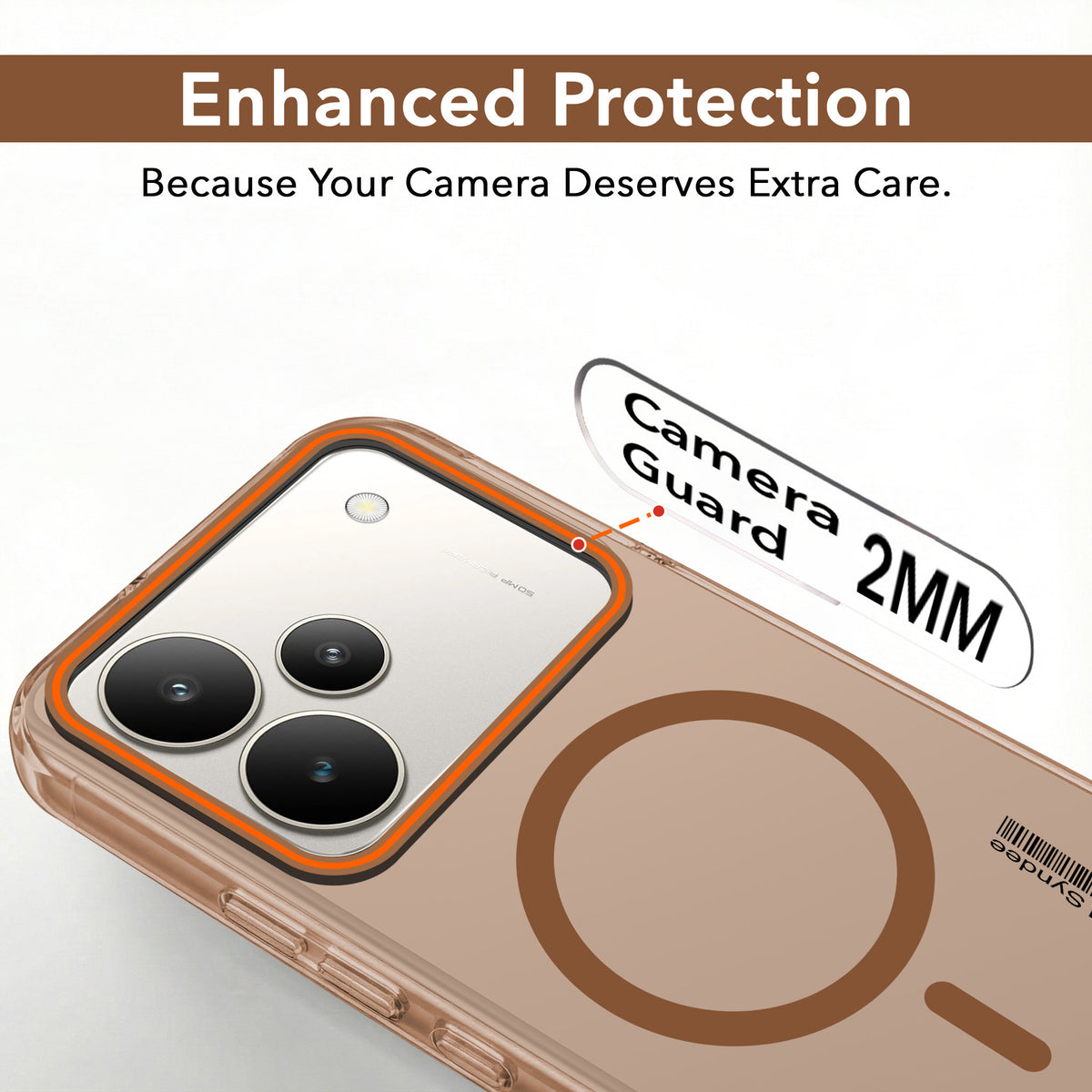 For Realme P4 Back Cover Case (Soft Touch | Camera Bump Protection | MagSafe Compatible | Matte Finish)