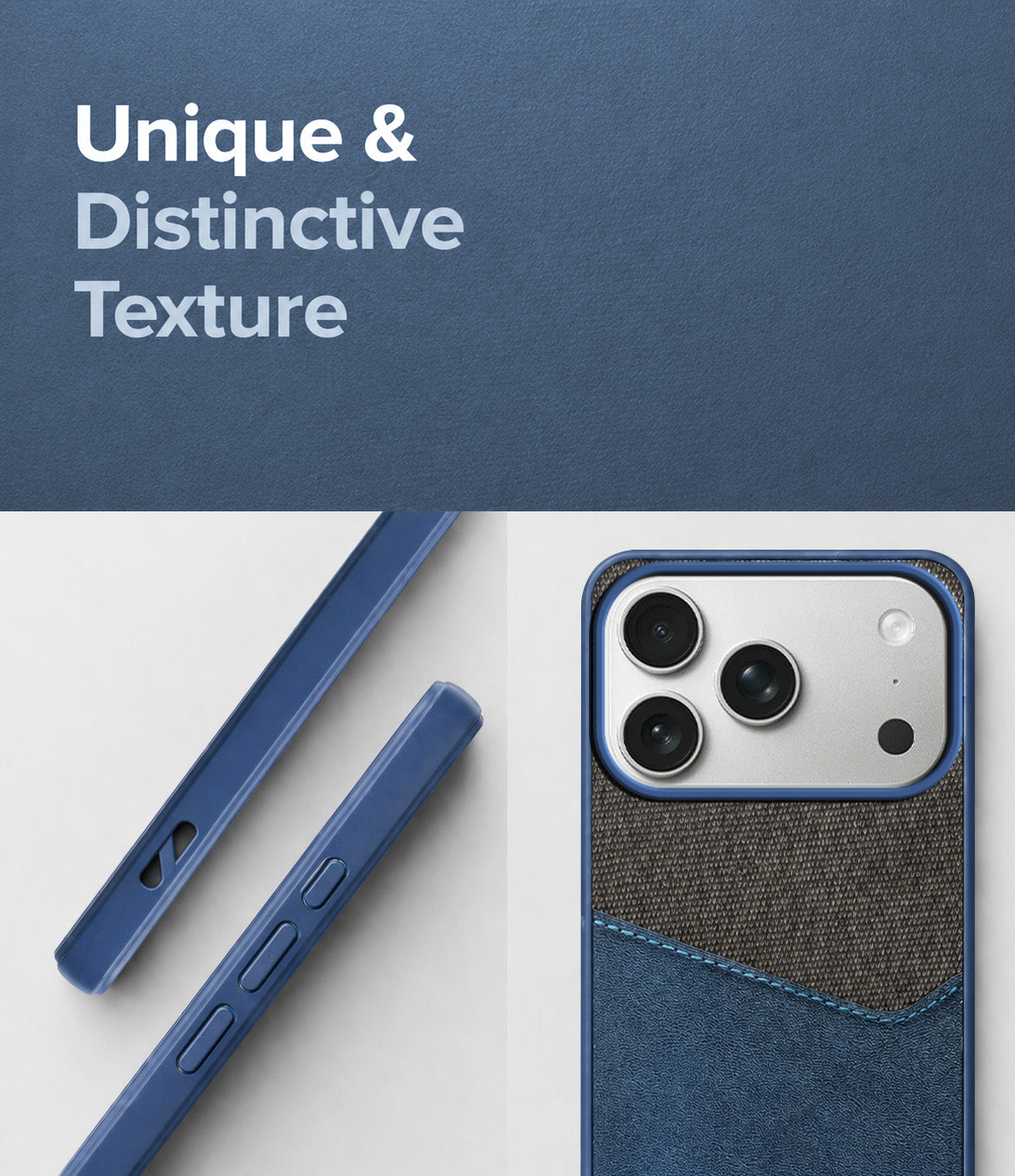 For iPhone 17 Pro | iPhone 18 Pro Back Cover Case (Dual PU Leather Stitch | Professional Minimalist | Soft and Flexible)