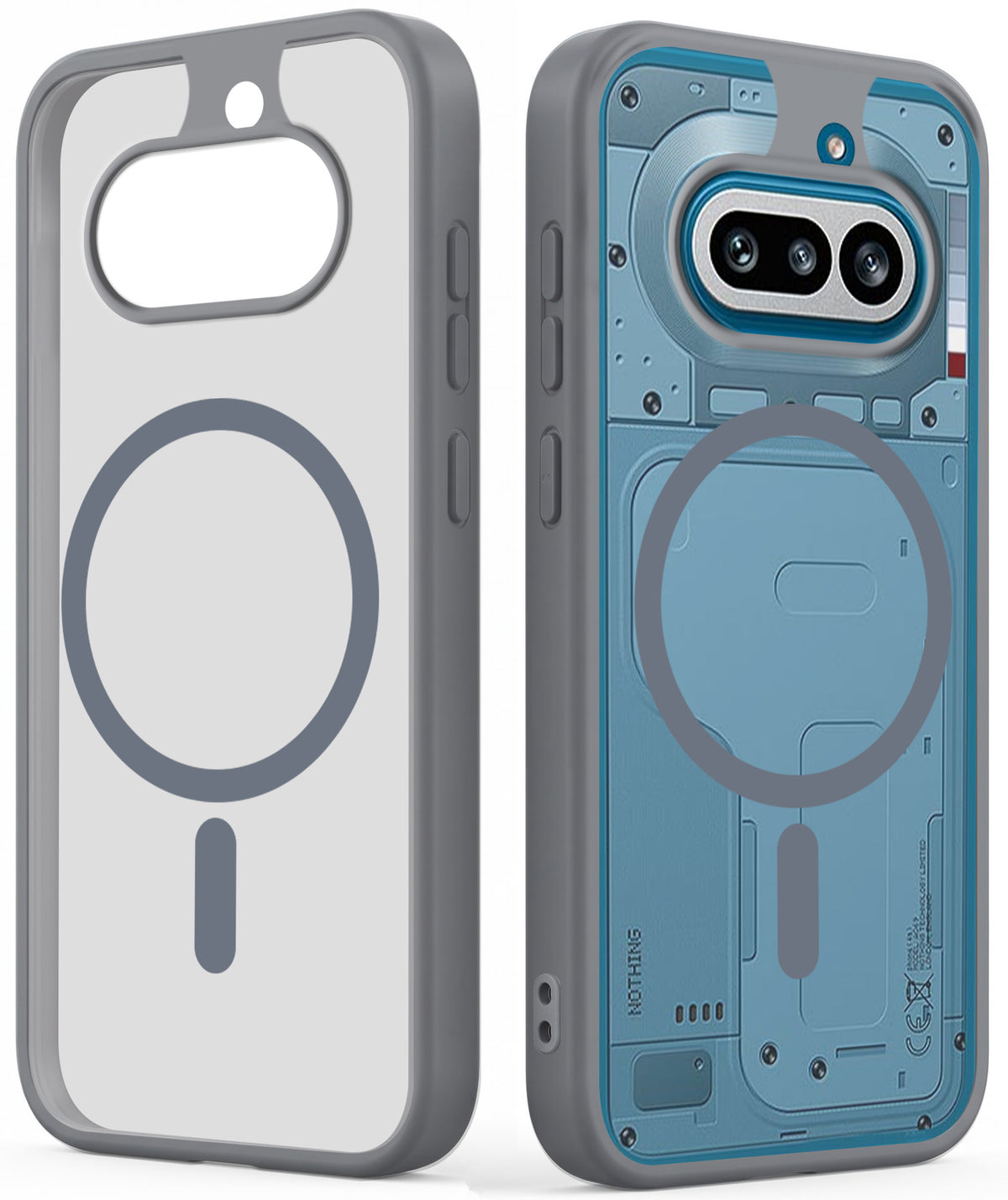 For Nothing Phone 4A 5G Matte Finish Back Case Cover (MagSafe Compatible | Translucent Soft Touch | Slim and Unbreakable)
