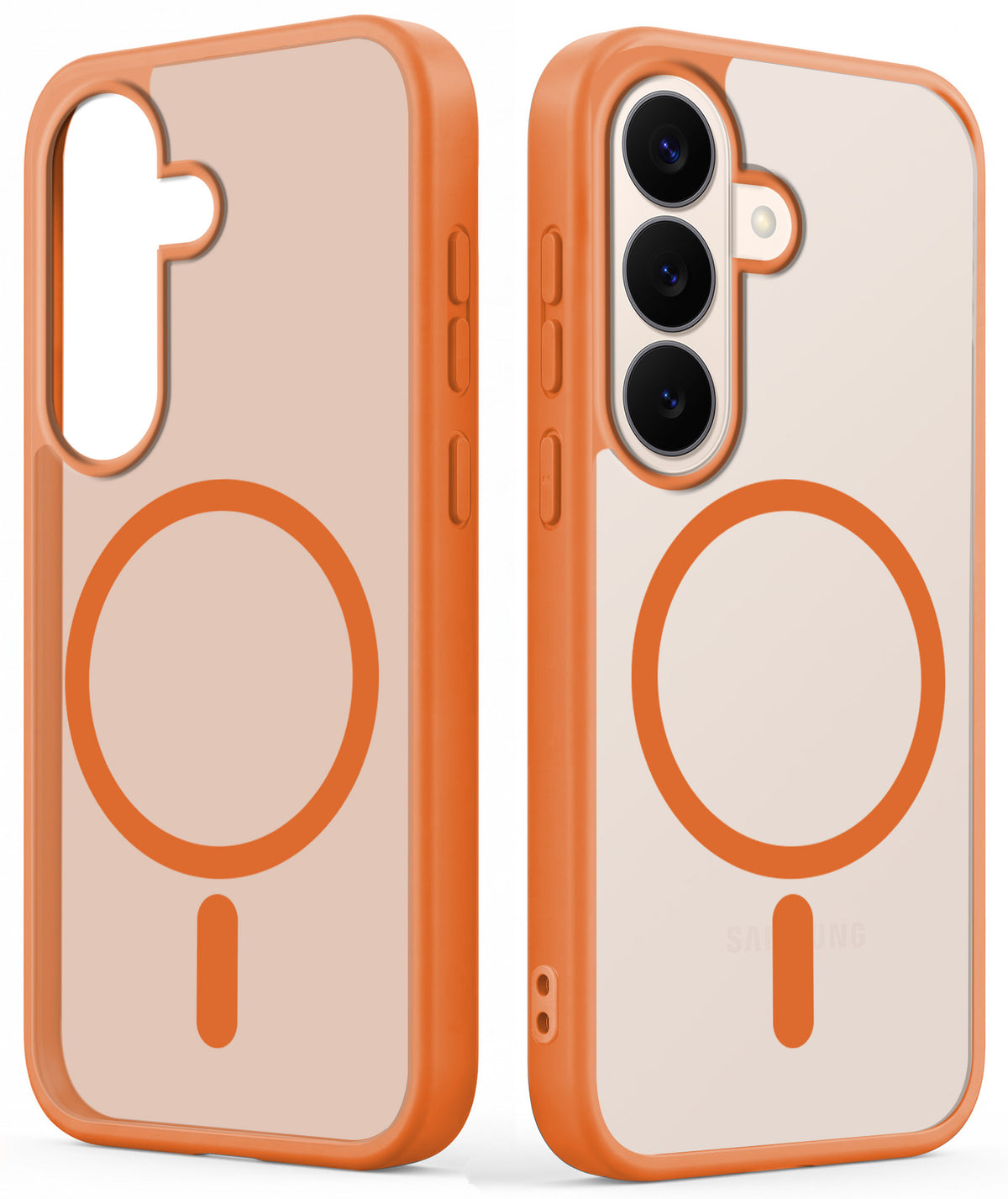 For Samsung Galaxy S26 Plus Matte Finish Back Case Cover (MagSafe Compatible | Translucent Soft Touch | Slim and Unbreakable)