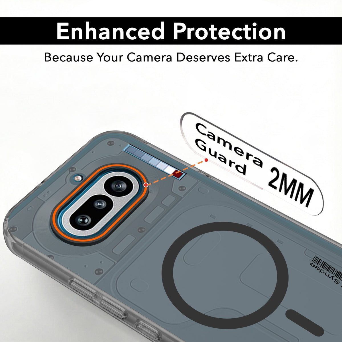 For Nothing Phone 4A 5G Back Cover Case (Soft Touch | Camera Bump Protection | MagSafe Compatible | Matte Finish)