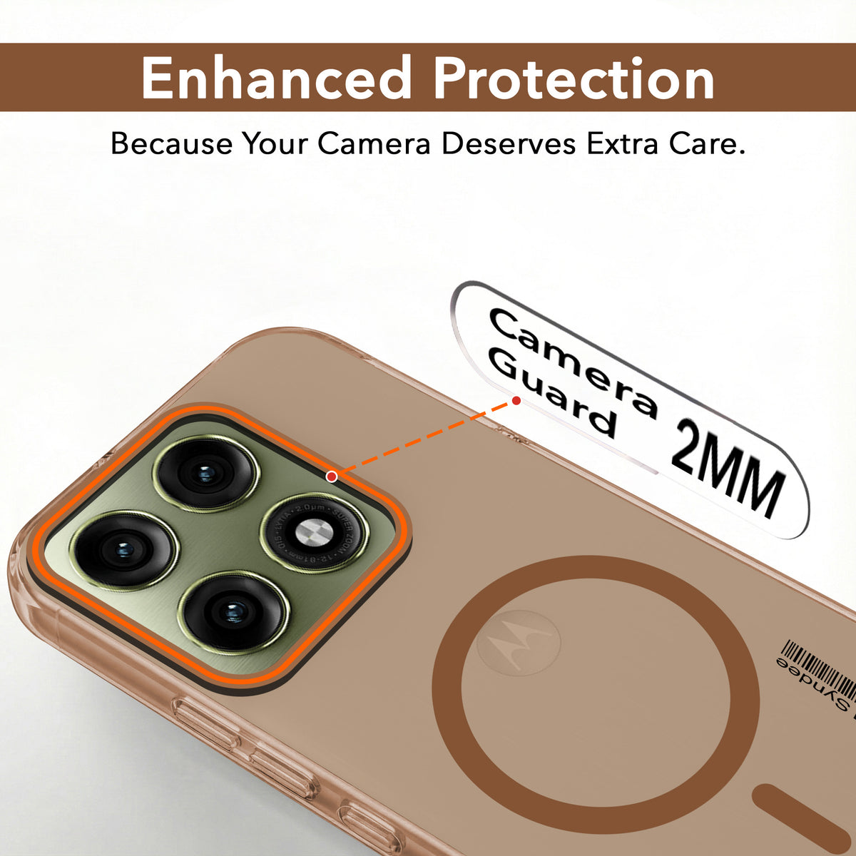 For Motorola Edge 70 Pro | Edge 70 Pro Plus Back Cover Case (Soft Touch | Camera Bump Protection | MagSafe Compatible | Matte Finish)