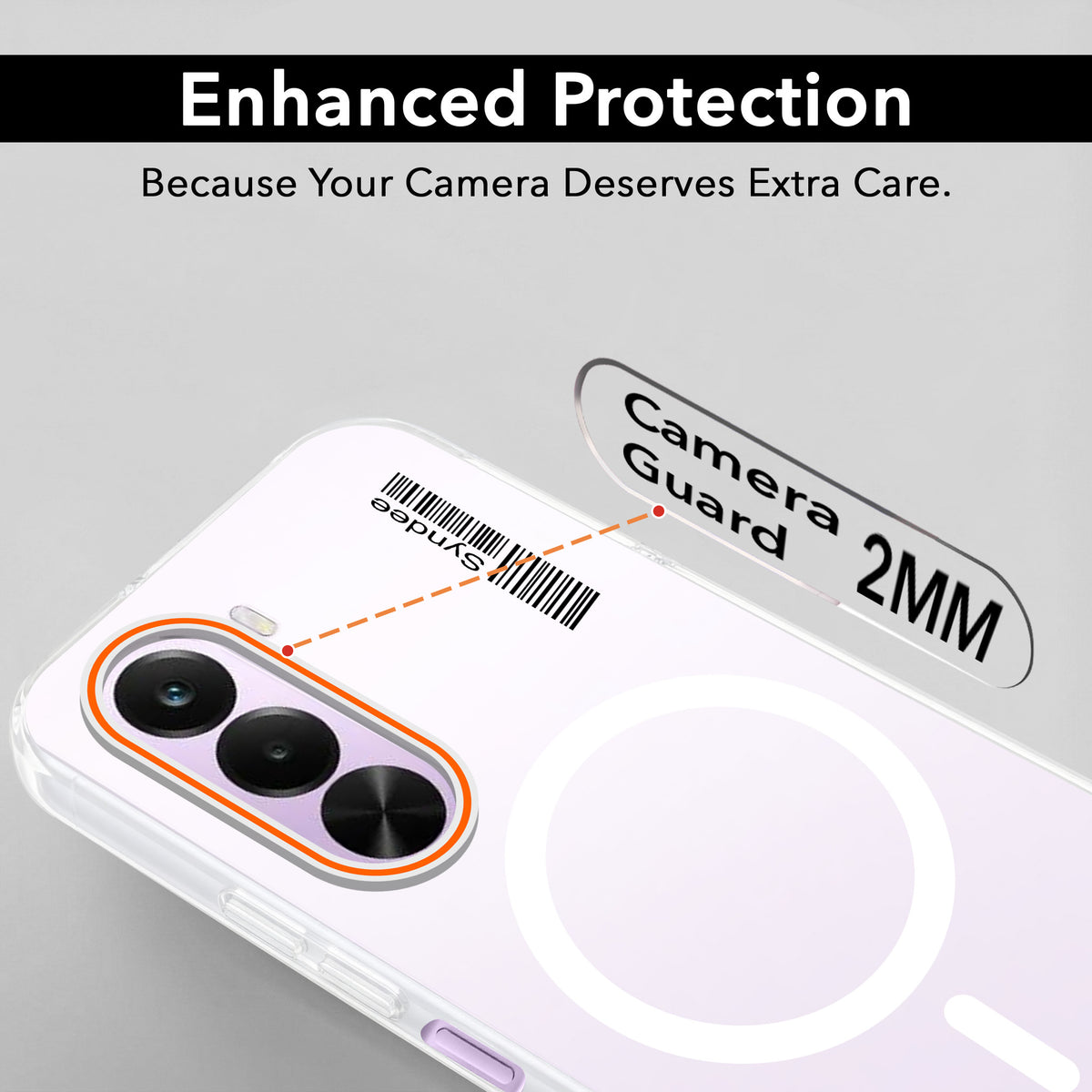 For Realme P4x Back Cover Case (Soft Touch | Camera Bump Protection | MagSafe Compatible | Matte Finish)