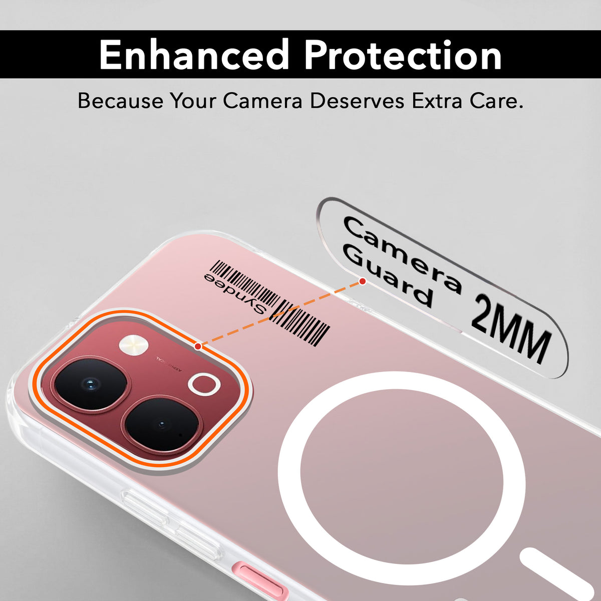 For Vivo Y31T 5G Back Cover Case (Soft Touch | Camera Bump Protection | MagSafe Compatible | Matte Finish)