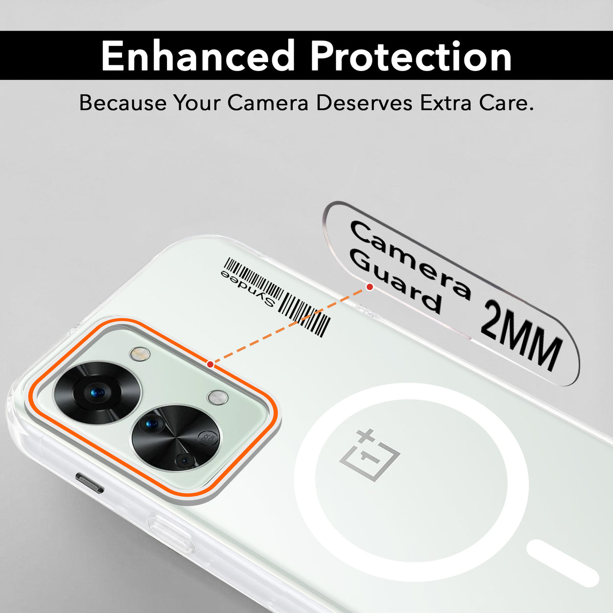 For OnePlus Nord 2T 5G Back Cover Case (Soft Touch | Camera Bump Protection | MagSafe Compatible | Matte Finish)