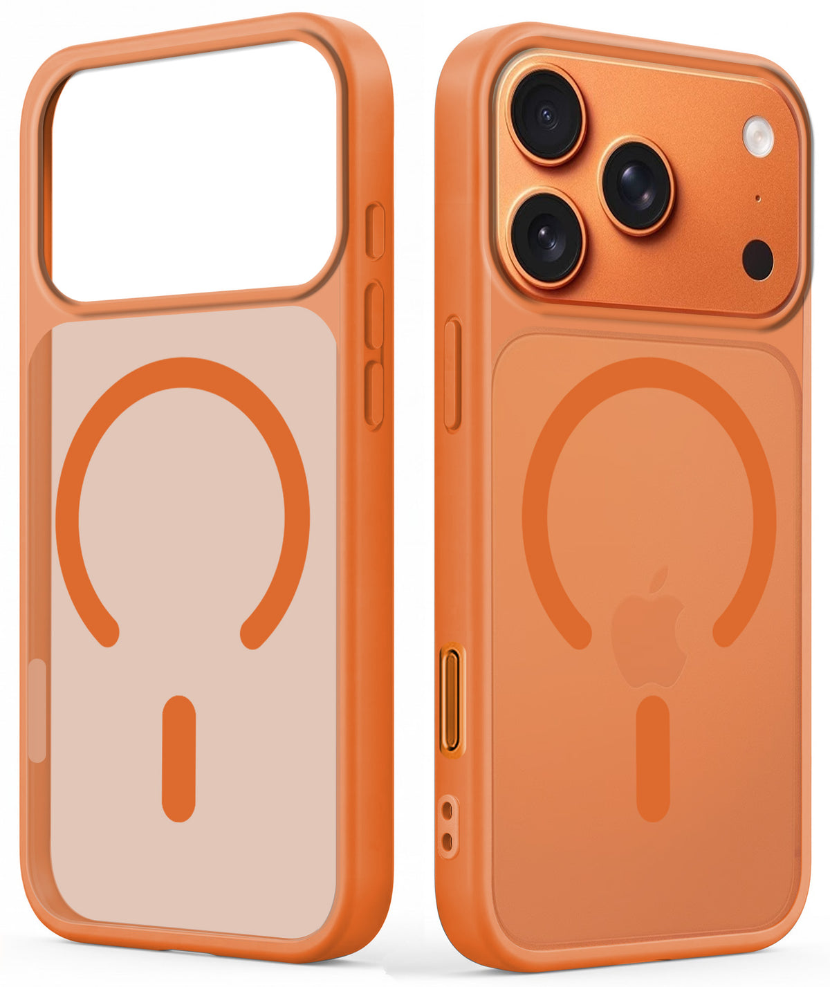For Apple iPhone 17 Pro Max Matte Finish Back Case Cover (MagSafe Compatible | Translucent Soft Touch | Slim and Unbreakable)