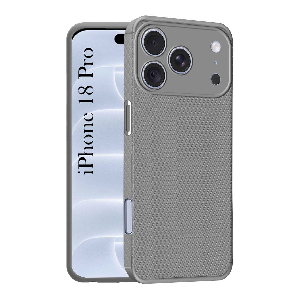 For Apple iPhone 18 Pro Back Cover Case (Liquid Silicone | Side Grip | Camera Protection)