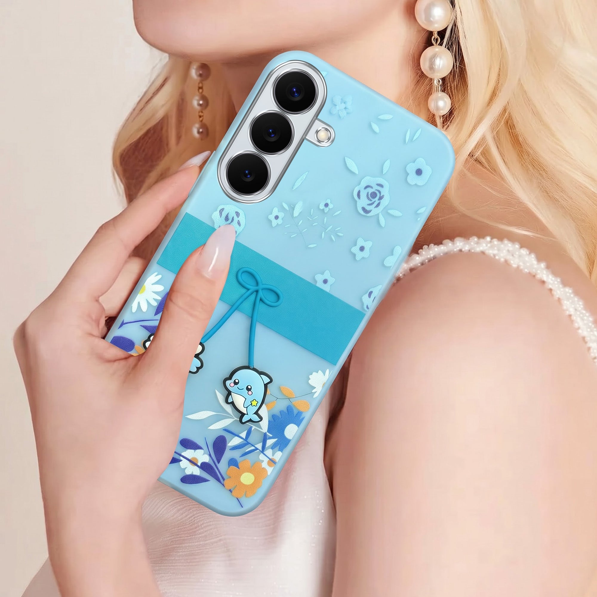 For Samsung Galaxy S26 5G Back Cover Case (3D Cute Cartoons | Hard Back Side Soft | Matte Premium Finish | HD Printing)