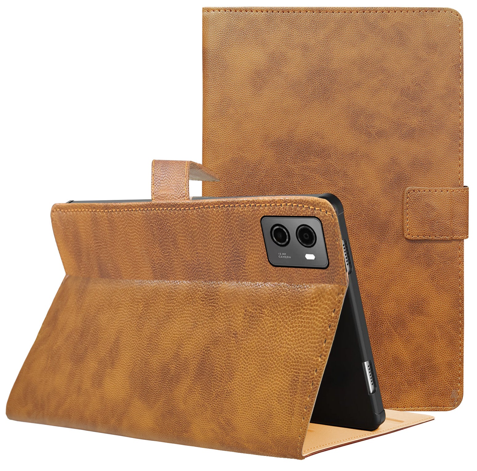 For Lenovo Legion Tab TB320 8.8 Inch Flip Cover Folio Cover (PU Leather | Multi-Angle Smart Stand | Card Storage Slots | Silicone Back Pouch)