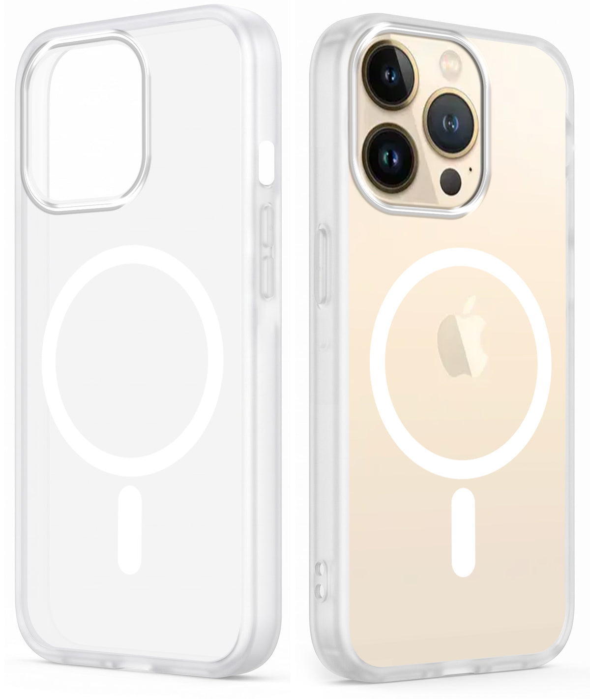 For Apple iPhone 13 Pro Max Matte Finish Back Case Cover (MagSafe Compatible | Translucent Soft Touch | Slim and Unbreakable)