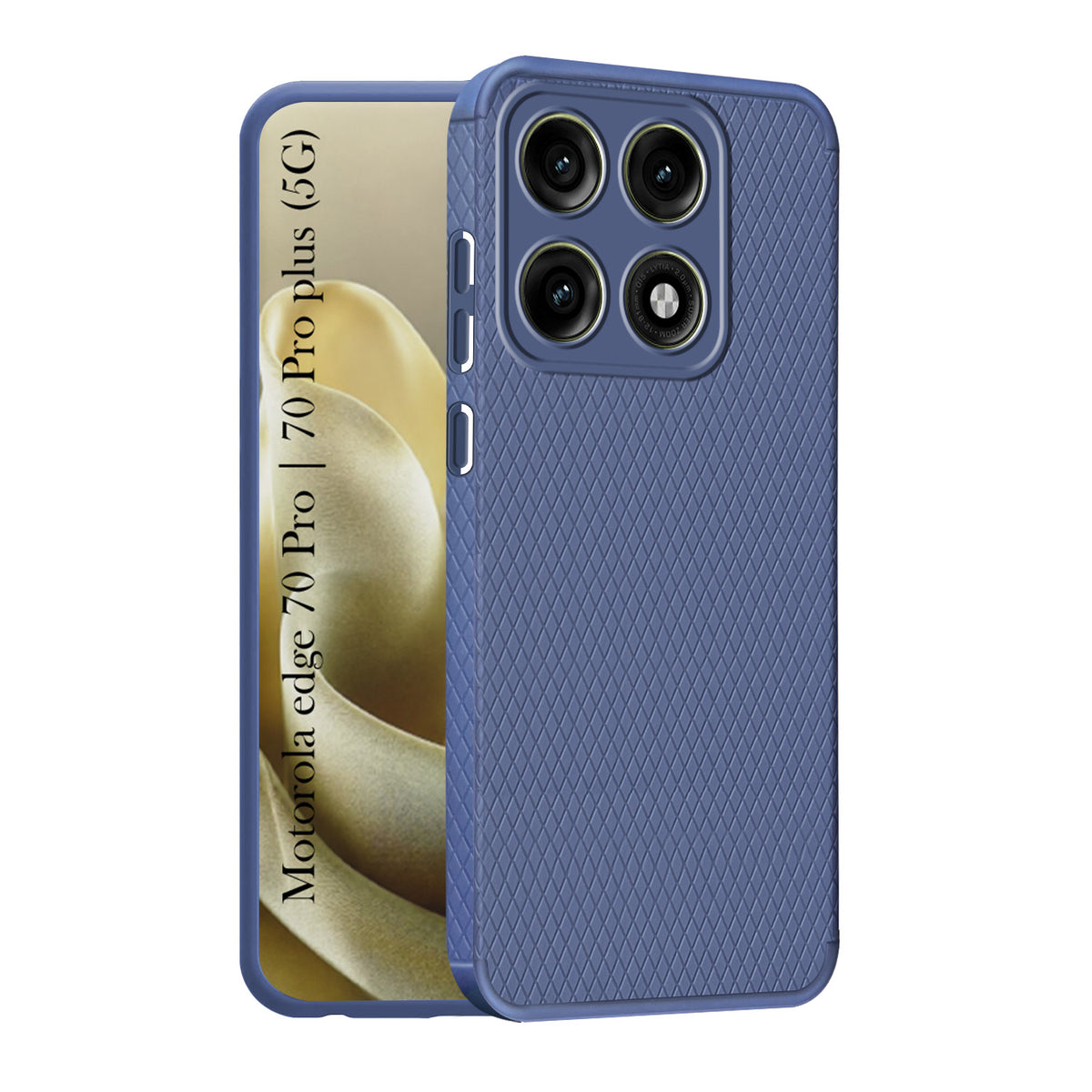 For Motorola Edge 70 Pro |  Motorola Edge 70 Pro Plus Back Cover Case Liquid Silicone (Camera Protection | Side Grip Texture | Soft and Flexible)