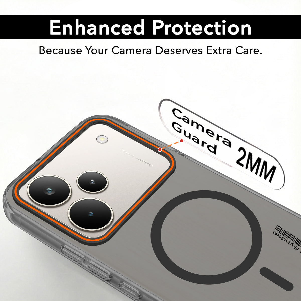 For Realme P4 Pro Back Cover Case (Soft Touch | Camera Bump Protection | MagSafe Compatible | Matte Finish)