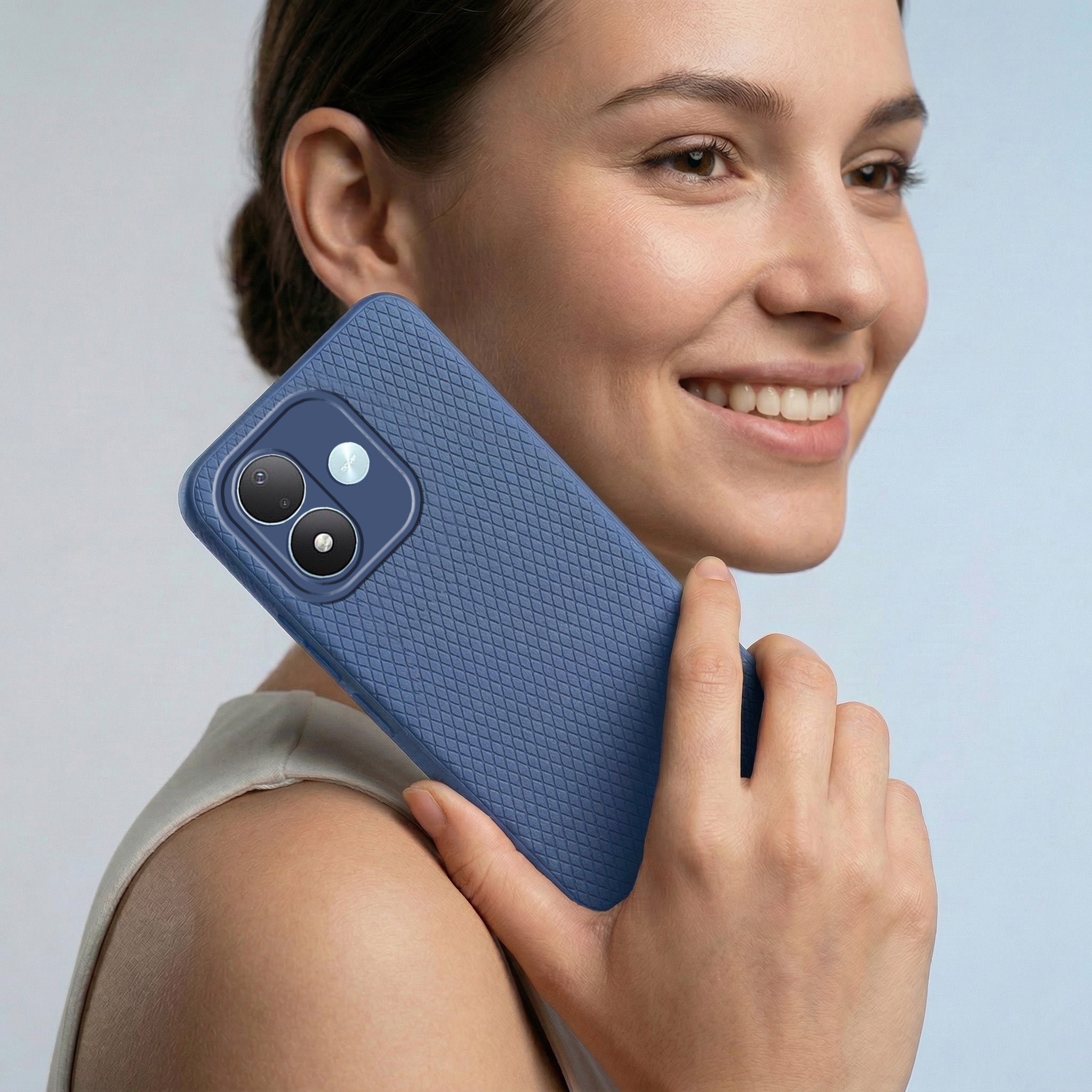 For Redmi Note 17 5G Combo with Back Cover and 9H Tempered Glass (Liquid Silicone | Camera Protection | Oleophobic Coating Screen Glass)