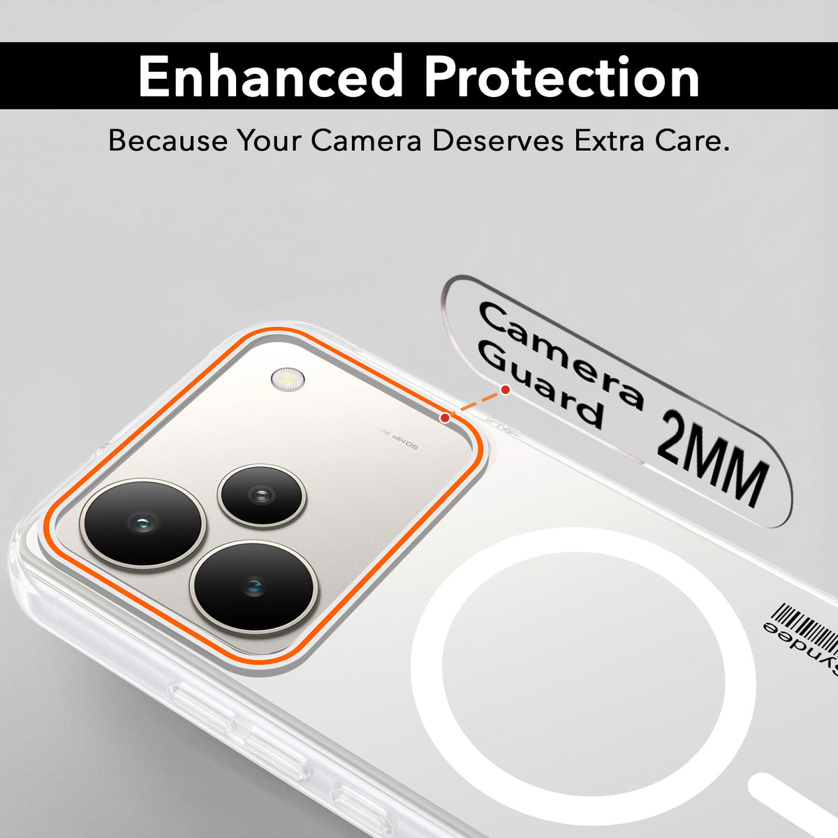 For Realme P4 Back Cover Case (Soft Touch | Camera Bump Protection | MagSafe Compatible | Matte Finish)