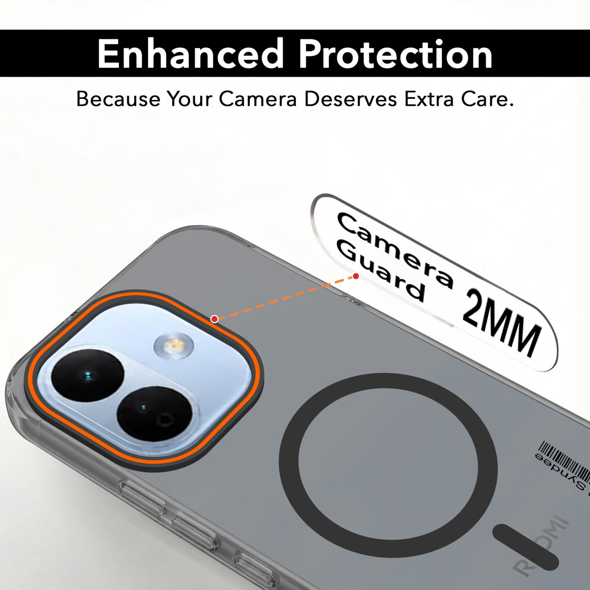 For Redmi Note 17 Pro 5G Back Cover Case (Soft Touch | Camera Bump Protection | MagSafe Compatible | Matte Finish)