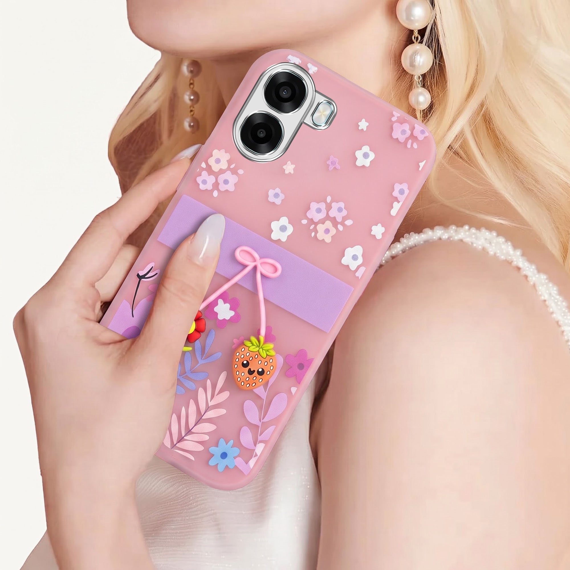 For Oppo A6X | Oppo A6S Back Cover Case (3D Cute Cartoons | Hard Back Side Soft | Matte Premium Finish | HD Printing)