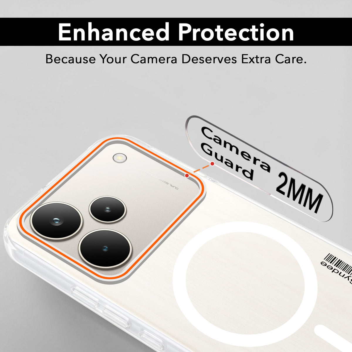 For Realme P4 Pro Back Cover Case (Soft Touch | Camera Bump Protection | MagSafe Compatible | Matte Finish)