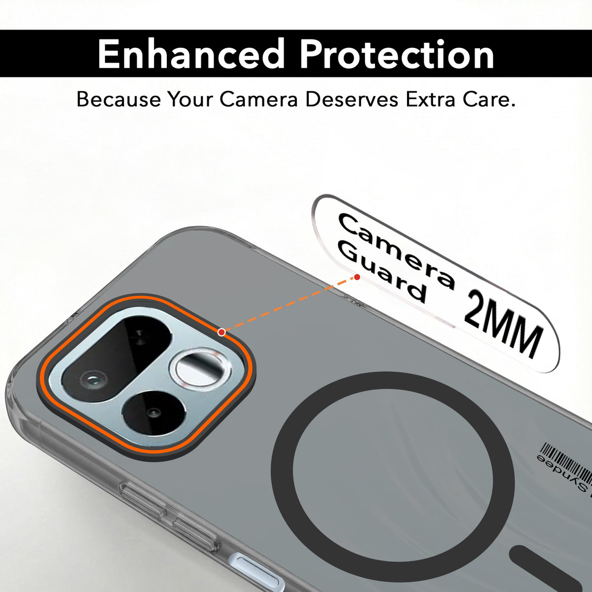 For Realme 16T 5G Back Cover Case (Soft Touch | Camera Bump Protection | MagSafe Compatible | Matte Finish)
