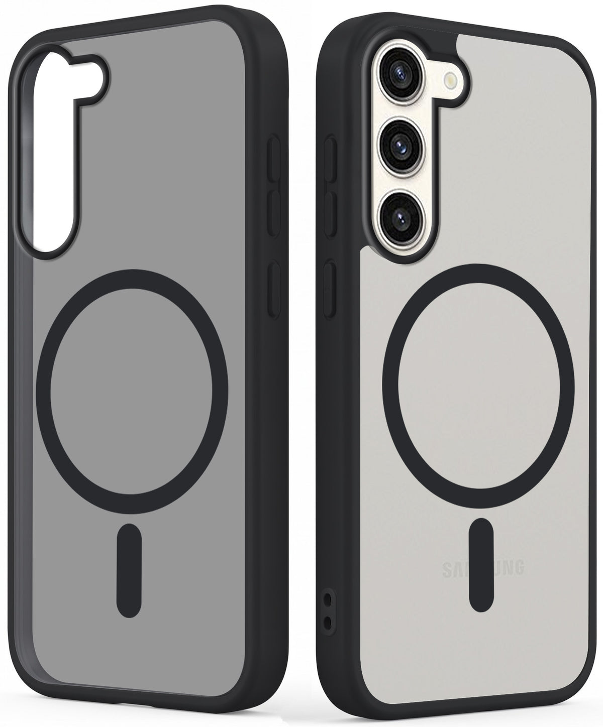For Samsung Galaxy S23 Plus Matte Finish Back Case Cover (MagSafe Compatible | Translucent Soft Touch | Slim and Unbreakable)