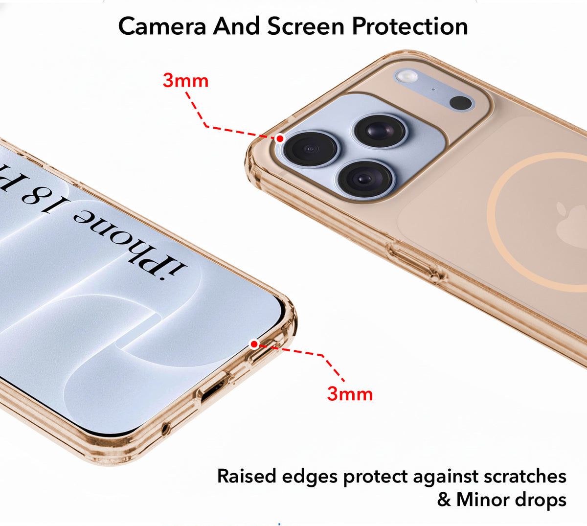 For Apple iPhone 18 Pro Back Cover Case Silicone (Slim Paper Thin | Camera Protection Bump | Minimalist Professional | Soft Flexible)