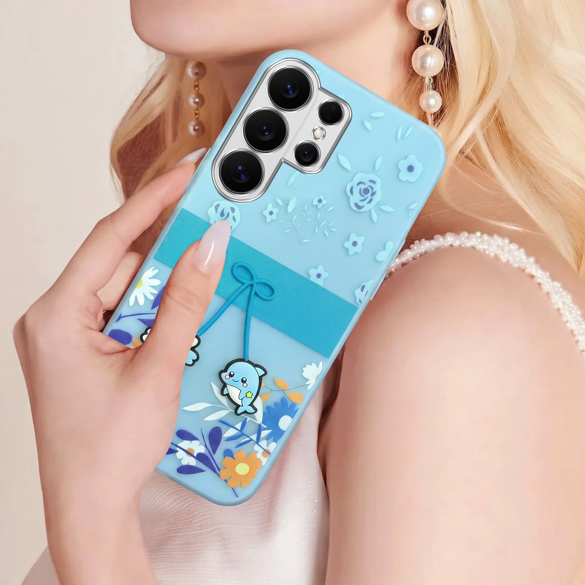 For Samsung Galaxy S26 Ultra Back Cover Case (3D Cute Cartoons | Hard Back Side Soft | Matte Premium Finish | HD Printing)