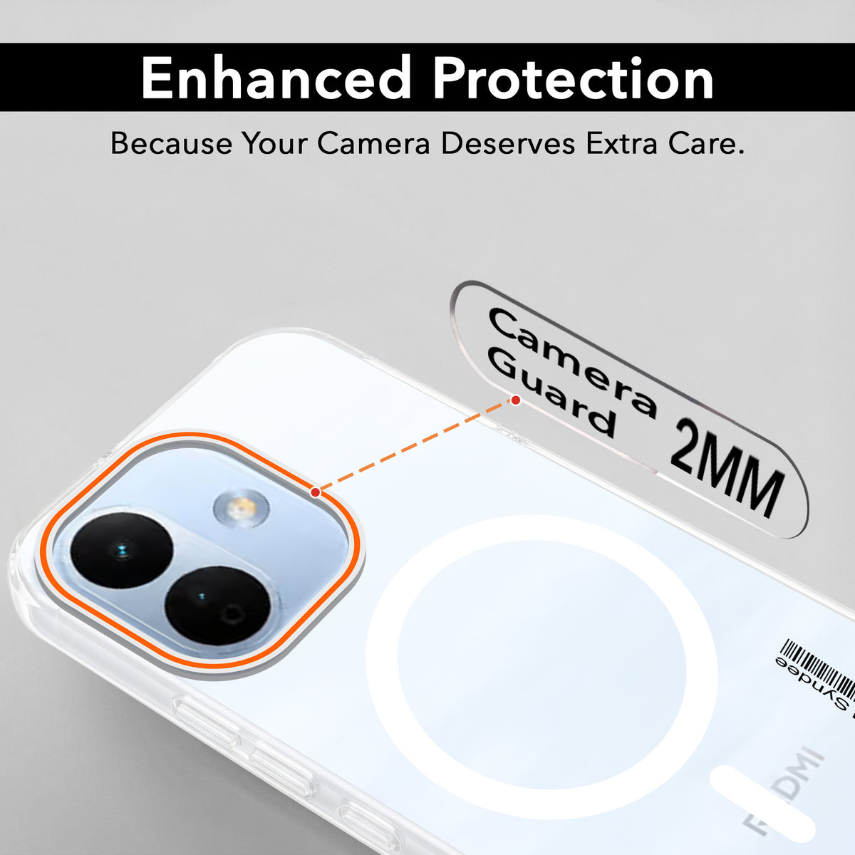 For Redmi Note 17 Pro 5G Back Cover Case (Soft Touch | Camera Bump Protection | MagSafe Compatible | Matte Finish)
