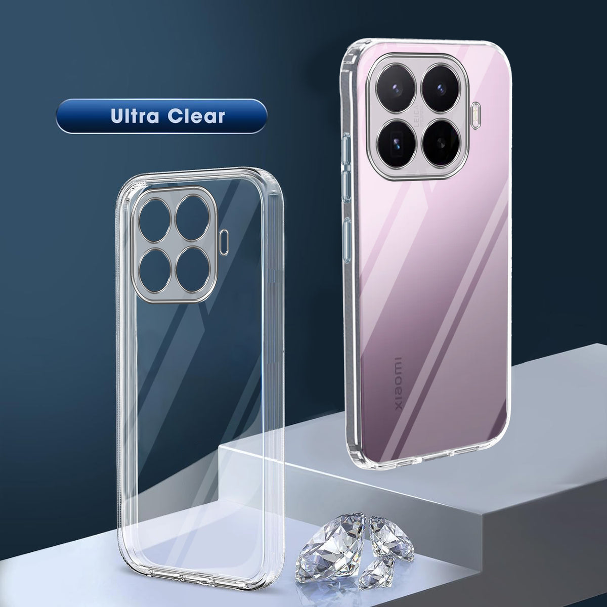 For Xiaomi 17T Back Cover Case Silicone (Clear Shockproof Case with Camera Protection | Soft and Flexible | Transparent)